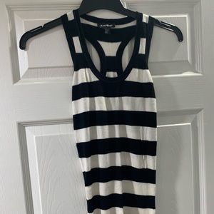 Small Bebe striped sleeveless top
